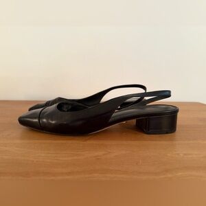 Veronica Beard Cecile Slingback in Black Size 8